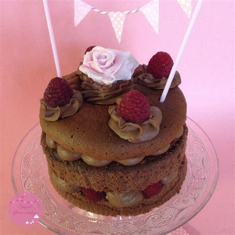Naked Cake Chocolat Framboise Cyrielle Gourmandise