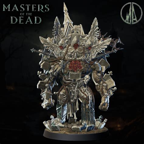 3d Printable Graveyard Golem Masters Of The Dead By Monolith Arts