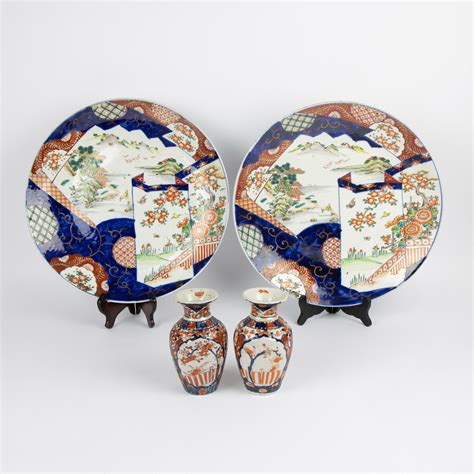Lot Collection Of Japanese Imari
