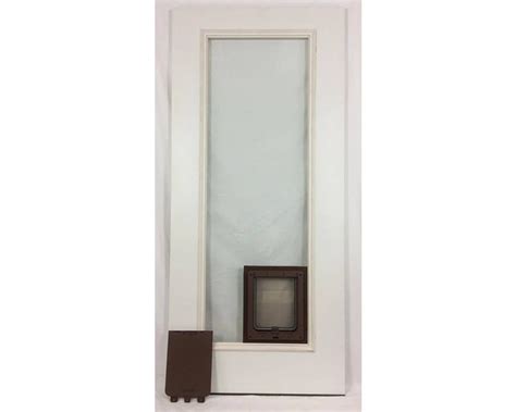 Security Boss Animate Manual French Door Glass Panel With Pet Door