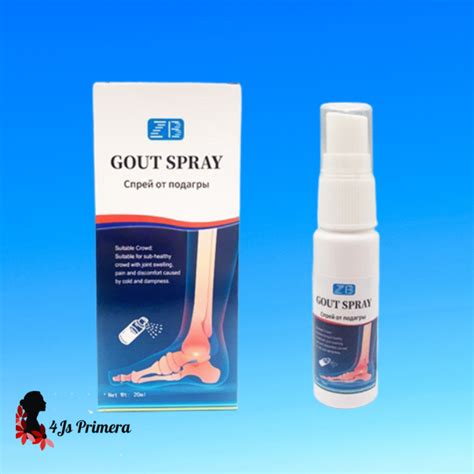 Gout Spray Joint Pain Feet Hands Anti Inflammatory Action Ml Non