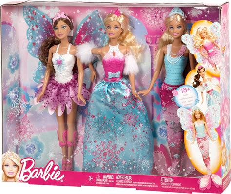 Barbie 2013 Fairytale Magic Royal Doll Giftset Blonde Blue