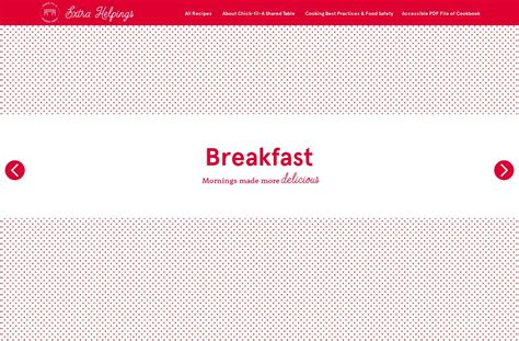 Extra Helpings Cookbook — Breakfast