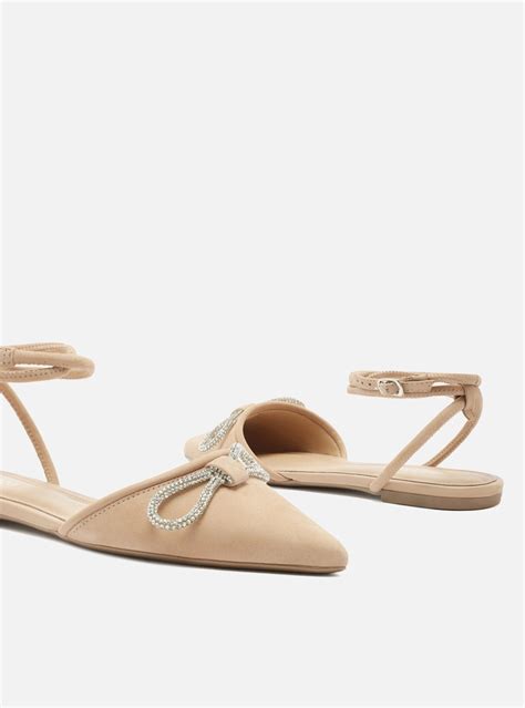 Sapatilha Salto Rasteiro Nude Arezzo ZZ MALL