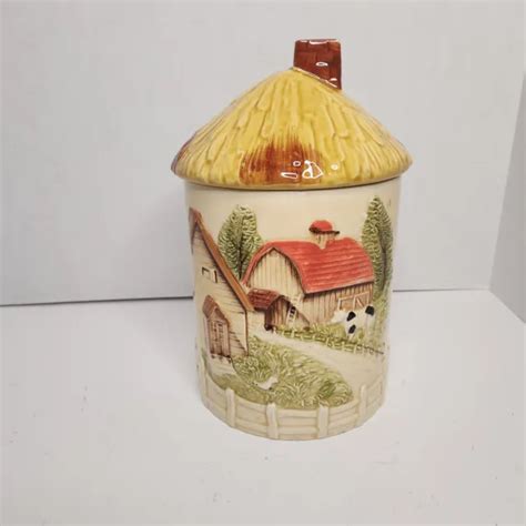 1970s Vintage Marks And Rosenfeld Barnfarm Cookie Jar Made In Japan