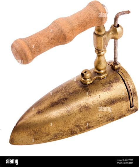 Old Cast Iron Iron Cut Out Stock Photo Alamy