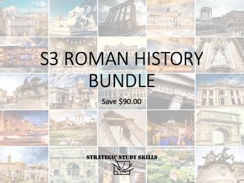 S3 Roman Bundle By Strategic Study Skills TPT