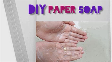 Paper Soap Making Diy Paper Soap Youtube
