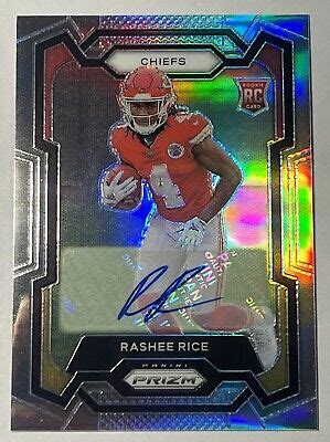 Panini Prizm Prizm Silver Autograph Rashee Rice Rc Rookie Card