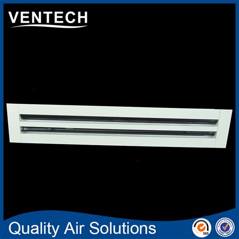 China Aluminium Supply Linear Bar Hvac Ceiling Ventilation Slot Air