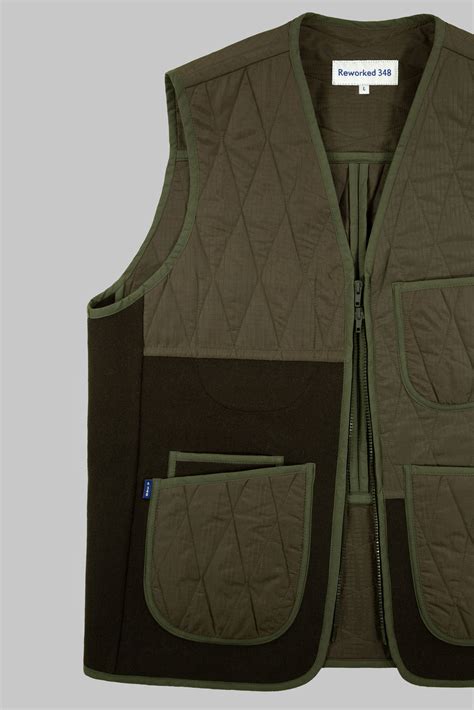Tank Wool Panel V Vest Mk2 Khaki Reworked 348