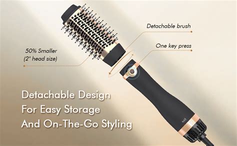 Amazon Hot Hair Blow Dryer Brush Hot Air Brush Hair Dryer And Styler One Step Volumizer