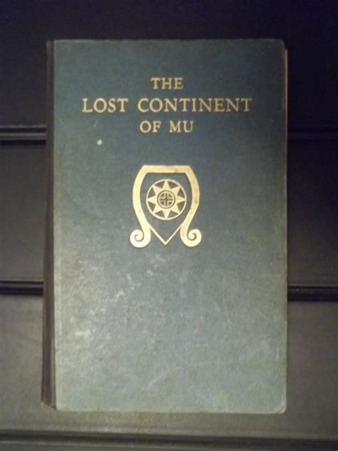 The Lost Continent Of Mu First Edition Signed Association Copy W