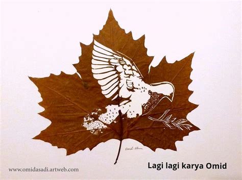 Karya Seni Dari Daun Yang Membuatmu Takjub Infoido