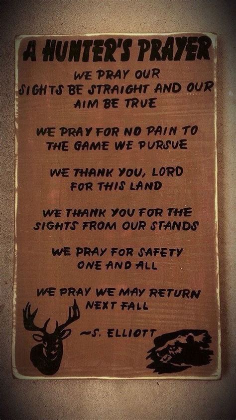 A Hunters Prayer Deer Hunting Hunting Room Hunter S Prayer