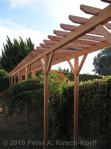 West Los Angeles Wooden Grape Arbor Perfect For Homes In Pomona