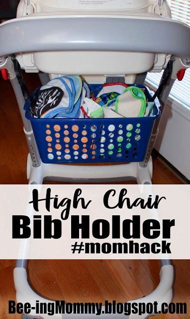 Mom Hack High Chair Baby Bib Holder Diy Baby Stuff Baby Bibs Baby