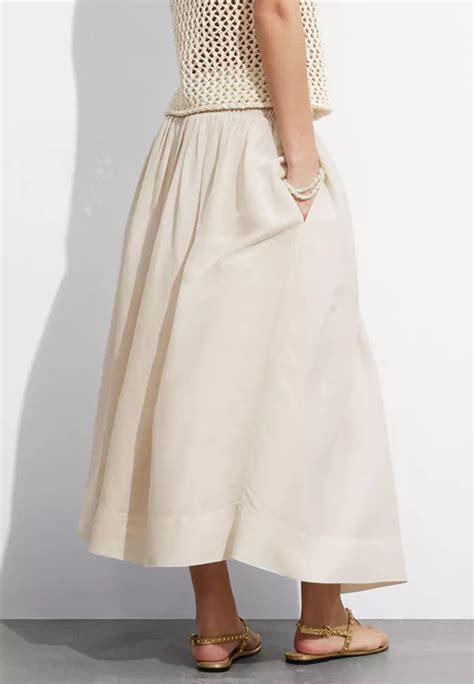 Buy Other Stories Smock Waist Midi Skirt Online Zalora Malaysia