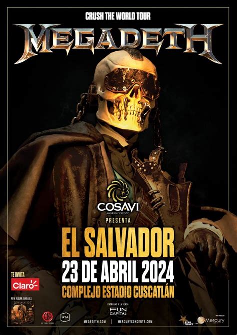 Megadeth descargará su potencia musical en El Salvador en 2024 – Diario