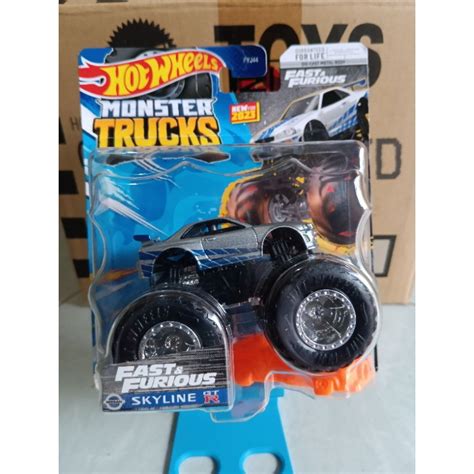 Jual Hot Wheels Monster Trucks Fast Furious Nissan Skyline GTR R34 Shopee Indonesia