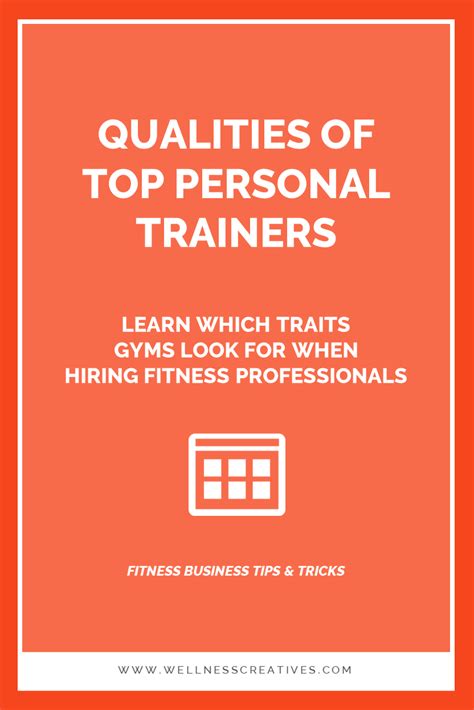 10 Qualities Of A Good Personal Trainer What Employers Look For