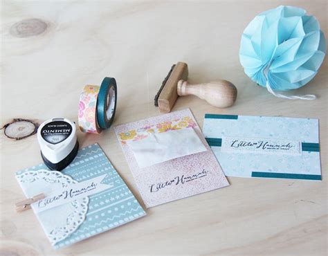 Diy Tres Formas De Crear Originales Tarjetas De Visita Handbox Craft