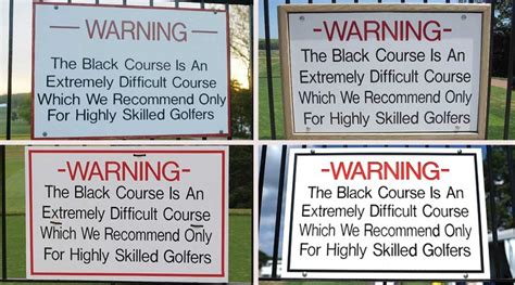 Bethpage Black sign: The mysterious history of the iconic 'Warning' sign