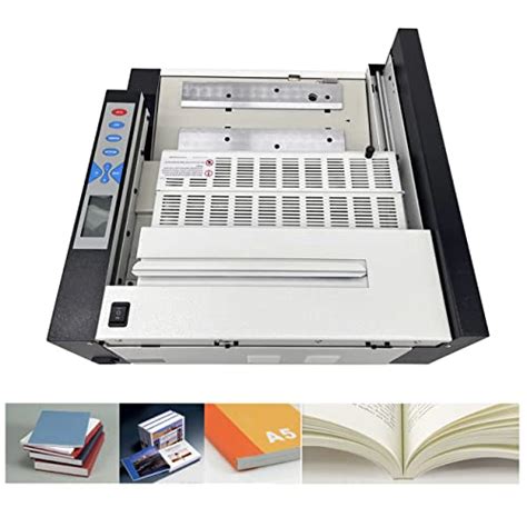 Intsupermai Full Auto Glue Book Binding Machine A Hot Melt Desktop Binder Jar Hearts