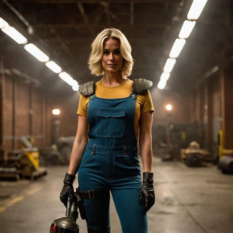 Judge Dredd Vs Blonde Woman Stable Diffusion Online