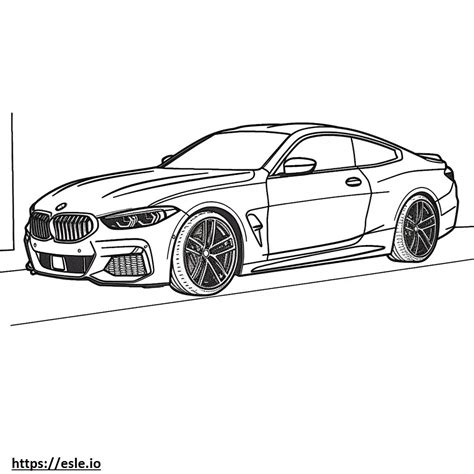 Bmw M4 Coloring Pages