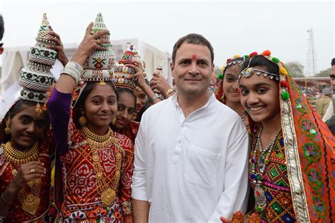A Traditional Welcome From The People Of Anjar In Gujarat Awaited