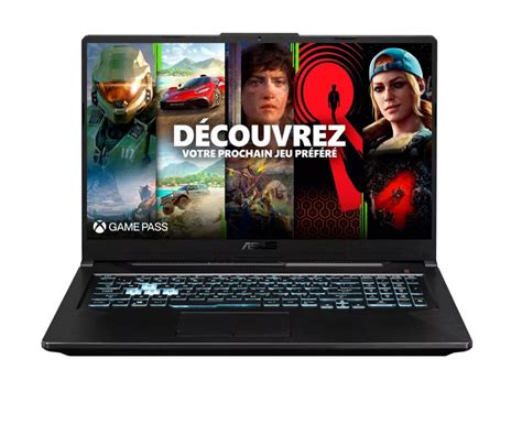 PC Gamer ASUS F17 TUF706HM HX162W Pas Cher Soldes Ordinateur Portable