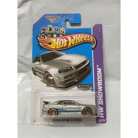 Nissan Skyline Gtr R Zamac Hot Wheels Shopee Malaysia
