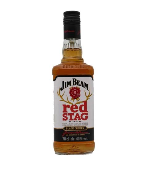 Jim Beam Red Stag Black Cherry Whiskey 0 7L Finebar