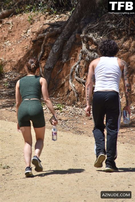 Lucy Hale Sexy Seen Flaunting Her Hot Body In Shorts During A Workout In La Aznude