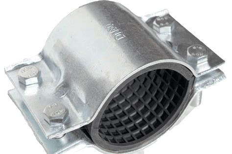 Хомут двухсоставной оцинкованный Ду50 – купить в Москве