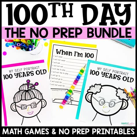 10 Math Activities for the 100th Day of School - Simply Creative Teaching