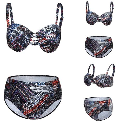 Women Maternity Summer Print Bikini Swimwear Swims Grandado