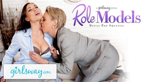 GIRLSWAY Mature Lesbian Gifts Aidra Fox A Power Suit Feels Her Up