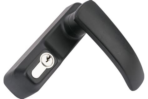 Внешняя ручка для накладной антипаники, в комплекте с полуцилиндром ...