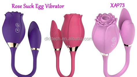 Rose Flower Vibrator Sex Toy Rechargeable Vagina Sucking Vibrating Eggs Masturbator Vibrator