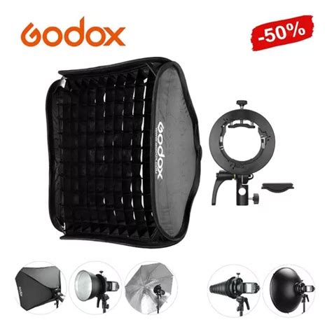 Godox 60 60cm 24 24inch Flash Softbox Difusor Interior Meses Sin