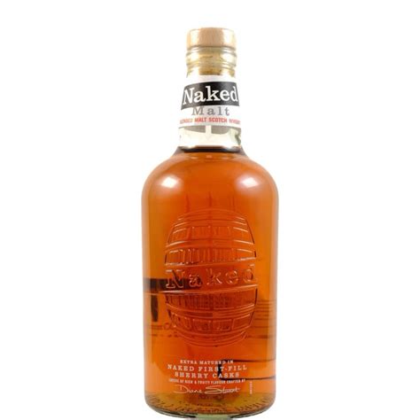 Vỏ chai đựng rượu ngoại thủy tinh Naked sản xuất tại Scotland Shopee