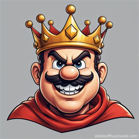 Evil Super Mario Cartoon Character Stable Diffusion Online