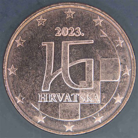 Croatia 5 Cent Coin 2023 - euro-coins.tv - The Online Eurocoins Catalogue