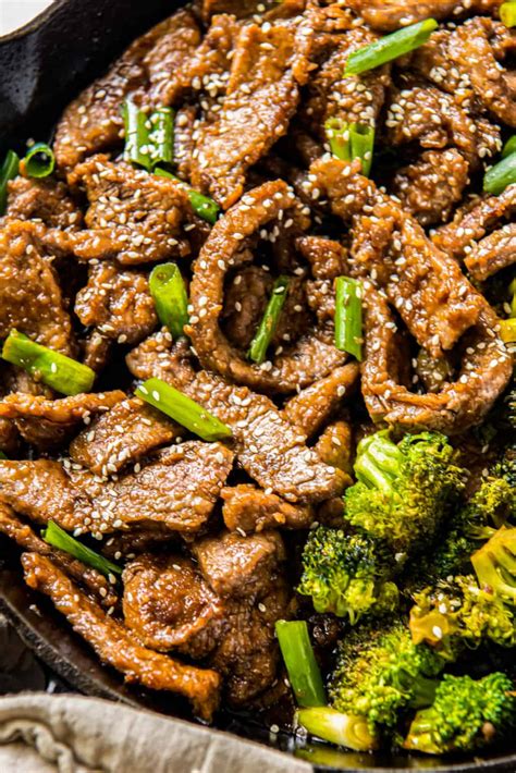 Mongolian Beef And Broccoli Recipe The Cookie Rookie