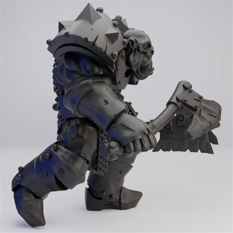 Hot Goblin ヘビーオーク ポーズC ミニチュア ホットゴブリン 戦士 フィギュア