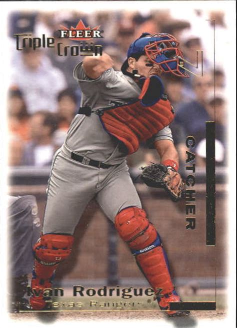 2001 Fleer Triple Crown 77 Ivan Rodriguez EBay