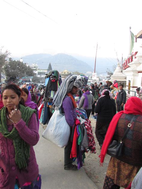 Selling Cloths Nepal People Clothes People