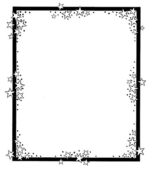 Free To Print Star Border Clipart Stripes Stars Symbol Pictures
